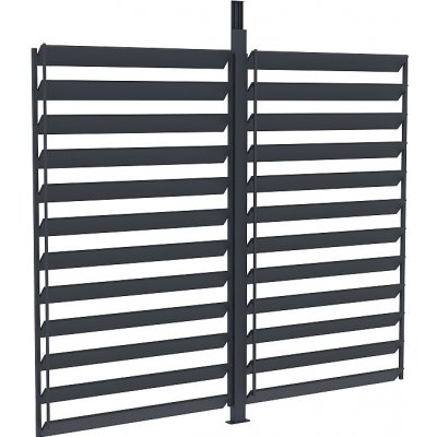 LANIT PLAST, boční lamelová zástěna 2,5 m k pergole Bioclimatic BASIC LG4291 – Hledejceny.cz