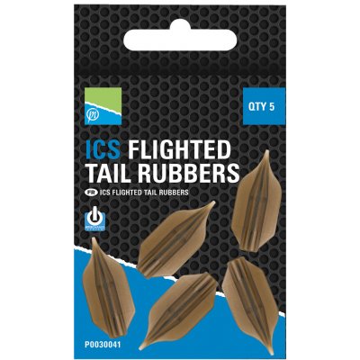Preston Innovations Nahazovací Převleky Na Krmítka ICS Flighted Tail Rubbers 30 mm 5 ks – Zboží Dáma
