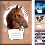 Junior Sešit A5 linkovaný 523 Unicorns – Zboží Dáma