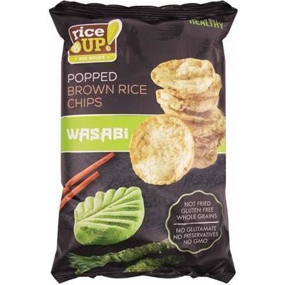 Rice Up Rýžové chipsy wasabi 60 g – Zbozi.Blesk.cz