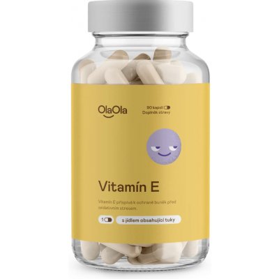 OlaOla Vitamín E 268,2 IU proti stárnutí 90 kapslí – Hledejceny.cz