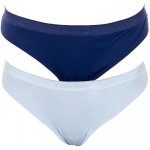 Calvin Klein 2pack dámská tanga QD3695EAAN modrá – Hledejceny.cz