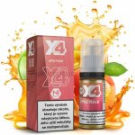 X4 Bar Juice Apple Peach 10 ml 10 mg – Hledejceny.cz
