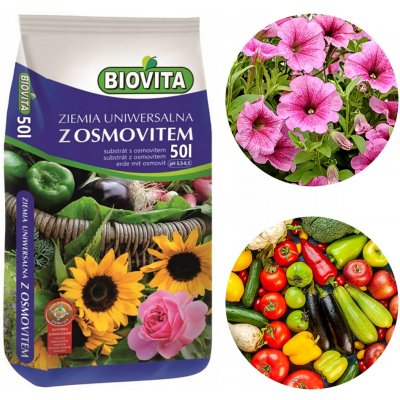 Biovita Univerzální zemina s Osmovitem 50 l – Hledejceny.cz