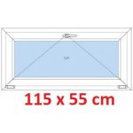 Soft Plastové okno 115x55 cm sklopné Oregon – Sleviste.cz