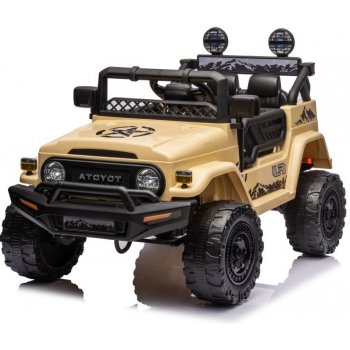 mamido Elektrické autíčko Toyota FJ Cruiser 4x4 béžové