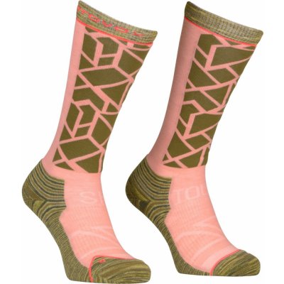 Ortovox dámské ponožky Ski Tour Compression Long Socks Women's Bloom – Hledejceny.cz