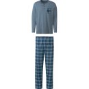 Livergy pánské pyžamo dlouhé modré