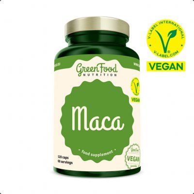 GreenFood Nutrition Maca 120 kapslí – Hledejceny.cz