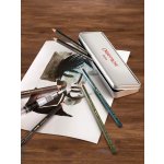 Caran d'Ache 779.307 Grafitová sada Graphite Line 6 ks Technalo (2B HB B) + štětec – Zboží Živě