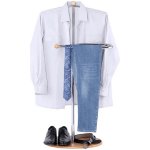 Věšák, němý sluha, chrom / buk, ELO – Zboží Mobilmania