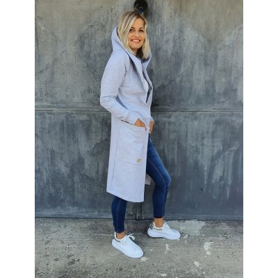 M.ASCH Be original Mega Hood Cardigan Gray – Zboží Mobilmania