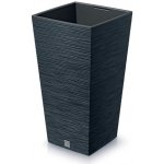 Prosperplast Květináč FURU SQUARE 24 cm antracit – Zbozi.Blesk.cz