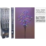Harasim velkoobchod LED stromeček s barevným osvětlením a časovačem, 80 LED, 110 cm – Hledejceny.cz