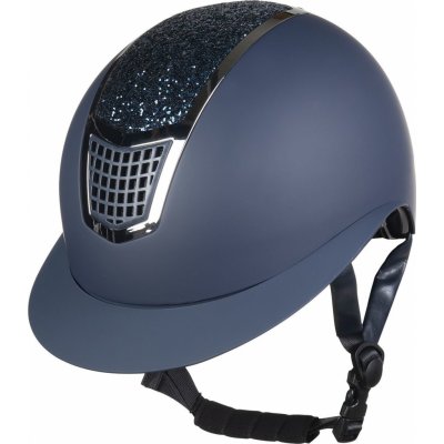 HKM Helma jezdecká Glamour Shield navy silver – Hledejceny.cz