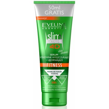 Eveline Cosmetics Slim 4D Fitness zeštíhlující a zpevňující sérum 250 ml