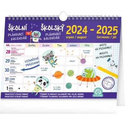 Školní plánovací s háčkem 30 × 21 cm 2025