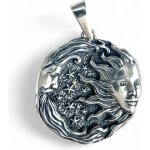 Drakkaria SLUNCE a MĚSÍC stříbrný přívěsek P42146 – Zboží Mobilmania