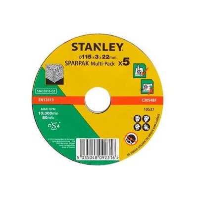 Stanley Řezné kotouče 115 x 22 x 3,2 mm STA32810 5 ks – Zboží Dáma