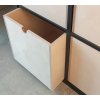 Úložný box 5Five Dekorativní košík černý s madly Mix N' Modul do kallax IKEA JJA181204