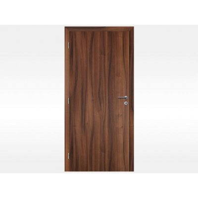 Solodoor 90 L, 920 × 1970 mm, fólie, levé, ořech královský, plné 22000000830 – Zboží Mobilmania