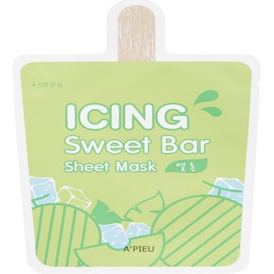 A'Pieu Icing Sweet Bar Sheet Mask Melon jednorázová plátýnková maska s melounem 21 g