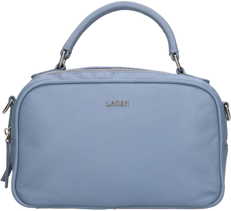 Lagen dámská kabelka do ruky z měkké kůže světle modrá BLC-22/ 2086 lavender