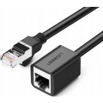 Ugreen NW112 Ethernet patch, RJ45 F/UTP Cat. 6 1000Mb/s, 1m, černý – Zboží Živě