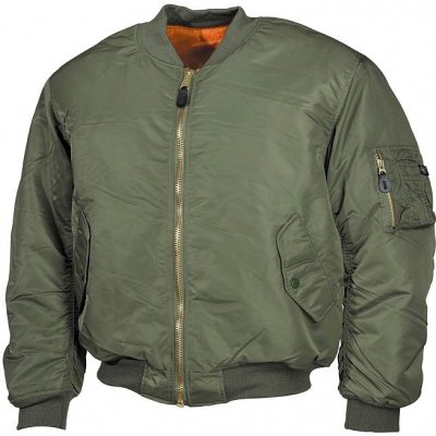 Bunda MFH Flight Jacket CWU “Bomber“ Olive Green – Zboží Mobilmania