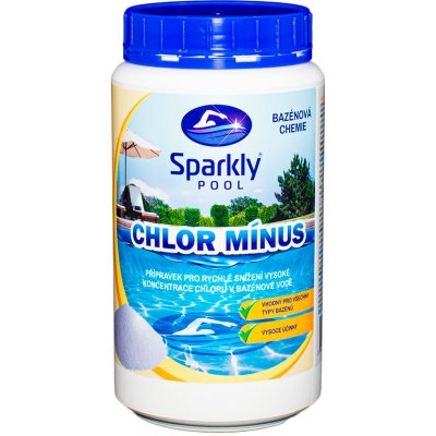 Sparkly POOL CHLOR MÍNUS 1 kg CHLOR STOP – Zboží Dáma