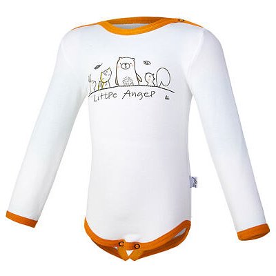 Dětské body Little Angel smyk zvířátka DR Outlast® bílá medová – Zboží Dáma