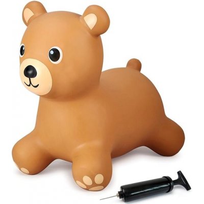 Jamara hopsadlo medvěd s pumpou hnědý – Sleviste.cz