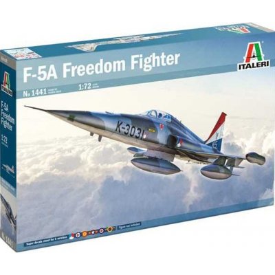 Italeri F-5A Freedom Fighter Model Kit letadlo 1441 1:72 – Hledejceny.cz