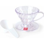 Hario Dripper V60-01 Plastic White – Zboží Mobilmania