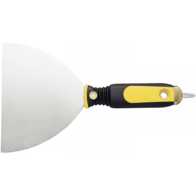 Spárovací špachtle s nástavcem z nerez oceli a 2K rukojetí šířky 150 mm | Dílna - Outdoor Nářadí, ruční nářadí, elektrické pomůcky, ochranné pomůcky Stavební ruční nářadí Malířské pomůcky – Hledejceny.cz