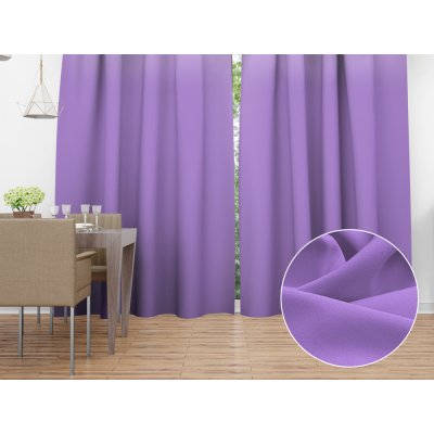 Biante Dekorační závěs Rongo RG-038 Světle fialový 140x200 cm – Hledejceny.cz