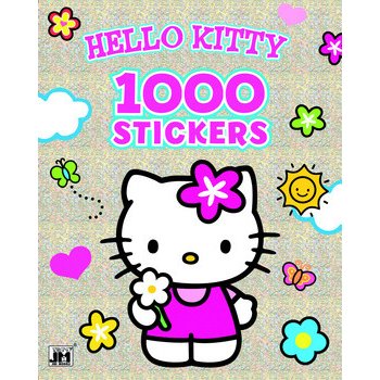 Hello Kitty omalovánky se samolepkami 1000 stickers
