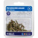M.A.T. GROUP vrut un.celozávit 3,0x 20mm ZZ (50ks) MAT600013 – Hledejceny.cz