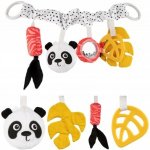 Canpol Závěsná plyšová hračka s chrastítkem a klipem Babies Panda – Zboží Dáma
