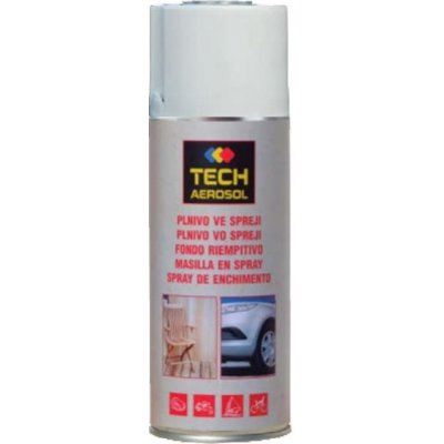 TECH Spray základové plnivo 400 ml - šedá