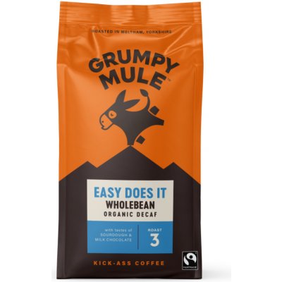 Grumpy Mule BIO SCA 83 káva bez kofeinu Arabica zrnková 0,2 kg – Hledejceny.cz