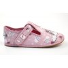 Dětské bačkory a domácí obuv Ef barefoot dívčí bačkory 395 Pink Unicorn