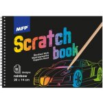 Škrabací obrázek blok 10l mix duha – Zboží Mobilmania