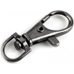 Kovová karabina průvlek 10mm - 1ks Barva: antracitová – Zbozi.Blesk.cz