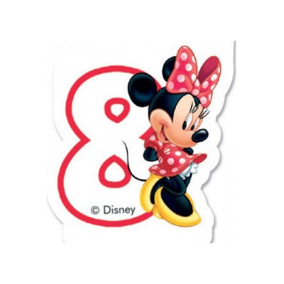 Procos Disney dortová svíčka s číslem 8 – Zboží Mobilmania