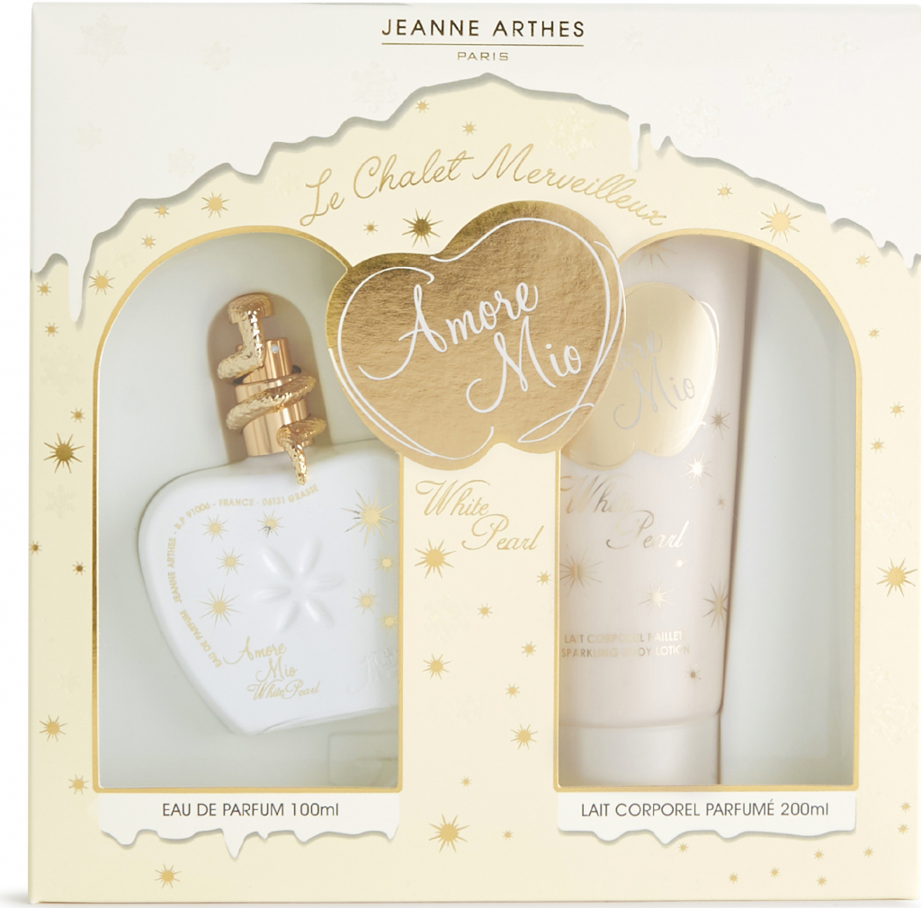 Jeanne Arthes Amore Mio White Pearl EDP 100 ml + Amore Mio White Pearl tělové mléko 200 ml dárková sada