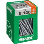 Spax Wirox Univerzální vrut T-Star plus, ø 6 × 120 mm, TX30, zápustná hlava, 75 ks 4191010601206 – Hledejceny.cz