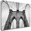 Obraz Impresi Obraz Brooklyn bridge černobílý - 90 x 60 cm