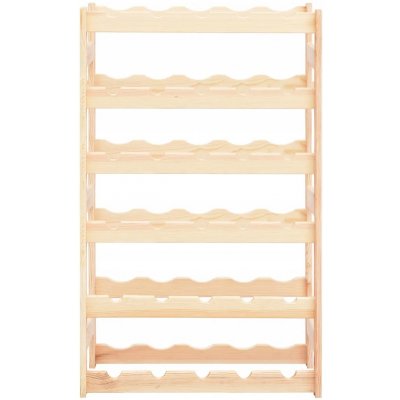 Greatstore Stojan na víno na 30 lahví borové dřevo – Sleviste.cz