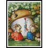 Artecy Cross Stitch IC9737-11193 Rabbits and Carrot Rose (Aida 18ct)